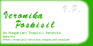 veronika pospisil business card